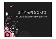 [대체에너지] 중국의 풍력발전