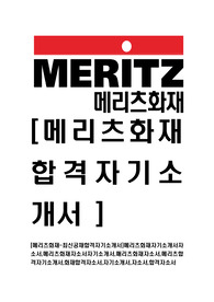 [메리츠화재-최신공채합격자기소개서]메리츠화재자기소개서자소서,메리츠화재자소서자기소개서,매리츠화재자소서,메리츠합격자기소개서,화재합격자소서,자기소개서,자소서,합격자소서