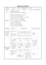 만4세 교통기관 일일교육계획안