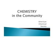 Chemistry in the Community (ChemCom) 교재 분석