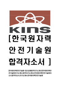 [한국원자력안전기술원-최신공채합격자기소개서]한국원자력안전기술원자기소개서,합격자기소개서,한국원자력안전기술원자소서,합격자소서,자기소개서,한국원자력안전기술원