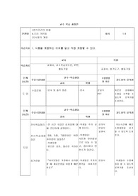 식품의 계량 지도안