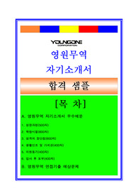 영원무역자소서, 마케팅 자기소개서, 면접후기, 지원동기, 합격스펙