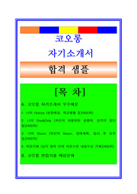코오롱자소서, 면접후기, 지원동기, 합격스펙, 자기소개서