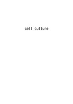 cell culture.