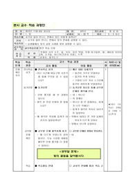 초등 과학 교육 발견학습모형 지도안