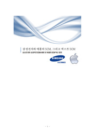 삼성전자의 성공적인 SCM 구축 사례로 본 애플 SCM 혁신 방안
