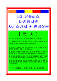 LG유플러스 합격자기소개서