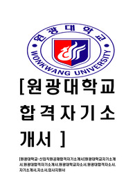 [원광대학교-신입직원교직원공채합격자기소개서]원광대학교자기소개서,원광대합격자기소개서,원광대학교자소서,원광대합격자소서,자기소개서,자소서,입사지원서