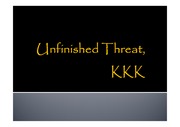 영어 발표 ppt -unfinished threat kkk
