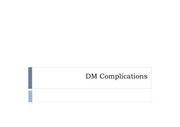 DM complications(당뇨 합병증의 진단 및 평가)