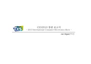 CES 2013 트랜드 분석을 통한 참관 보고서
