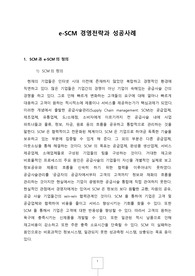 e-SCM 경영전략과 성공사례