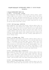 Freud와 Erickson의 성격발달단계를 설명하고 두 이론의 차이점을 서술하시오.