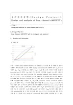 물리전자공학 프로젝트 Design and analysis of long-channel nMOSFETs