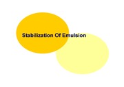 Emulsion (에멀젼, 유화의 기본 원리)