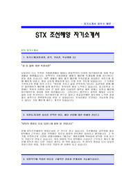 [STX조선해양자기소개서]STX조선해양자소서,STX조선해양합격자기소개서,STX조선해양합격자소서,STX조선해양채용자기소개서자소서