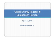 아스펜 플러스(Aspen PLUS)에서 Gibbs Energy Reactor와 Equilibrium Reactor의 차이점 비교 설명