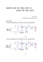 전자회로 실험 8장 제너병렬 조징기