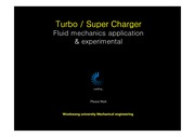 유체역학 super charger PPT