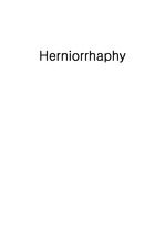 탈장 (herniorrhaphy)