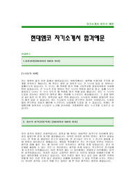 [현대엠코자기소개서]현대엠코자소서,현대엠코최신공채자기소개서 -현대엠코합격자기소개서(현대엠코합격자소서) -현대자동차그룹공채자기소개서(현대엠코 입사지원서)
