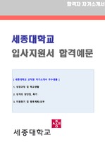 세종대학교 (교직원/행정사무직) 자기소개서 - 세종대 교직원 자소서