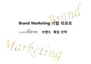 Brand Marketing 기말 리포트 - 카페베네 브랜드 확장 전략