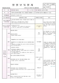 2013년 4월2주 평가인증 일일 보육일지