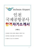 2013 인천국제공항공사 합격 자기소개서
