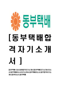[동부택배-최신공채합격자기소개서]동부택배자기소개서자소서,동부택배자소서자기소개서,동부택배자소서,동부합격자기소개서,합격자소서,동부택배