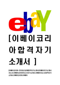 [이베이코리아-최신공채합격자기소개서]이베이자기소개서자소서,이베이코리아자소서자기소개서,이베이자소서,합격자기소개서,이베이코리아,이베이