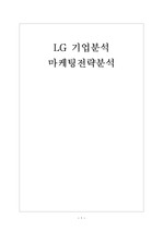LG기업분석, LG마케팅전략분석 보고서