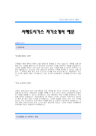 서해도시가스 자기소개서[서해도시가스 합격 자기소개서 예문] 서해도시가스 자소서[서해도시가스 합격 자소서 샘플] 서해도시가스 공채 입사지원서[서해도시가스 신입 자기소개서]