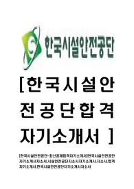 [한국시설안전공단-최신공채합격자기소개서]한국시설안전공단자기소개서자소서,시설안전공단자소서자기소개서,자소서,합격자기소개서,한국시설안전공단자기소개서자소서