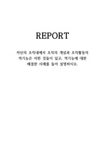 조직활동의 역기능에 대한 사례분석