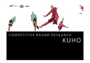 경쟁브랜드 분석, 패션마케팅, 제일모직, 구호ppt, kuho, 경쟁패션브랜드