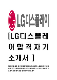 [LG디스플레이-최신공채합격자기소개서]LG디스플레이자기소개서,엘지디스플레이자소서,LG디스플레이자소서자기소개서,자기소개서자소서,디스플레이합격자기소개서