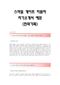 [스마일게이트자기소개서] 스마일게이트 합격자 자기소개서예문,스마일게이트합격자소서,스마일게이트(전략기획)공채입사지원서,스마일게이트(전략기획팀)채용자기소개서자소서