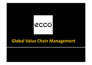 global value chain management :ECCO  신발브랜드