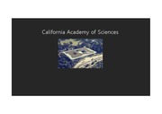 친환경 건축물 사례 (California academy of science)