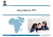 PPT용 아프리카 일러스트 지도(벡터지도)/ 국가 세부지도 포함