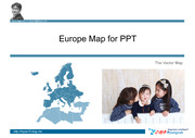 PPT용 유럽 일러스트 지도(벡터지도)/ 국가 세부지도 포함