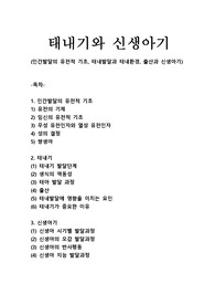 태내기와 신생아기(인간발달의 유전적 기초, 태내발달과 태내환경, 출산과 신생아기)