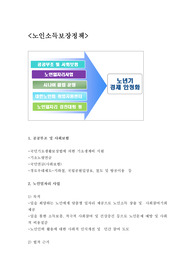 노인소득보장정책