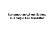Nanomechanical oscillations in a single-C60 transistor