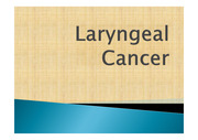 Laryngeal cancer