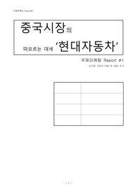 중국시장의 떠오르는 대세 현대자동차