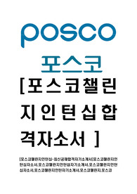 [포스코챌린지인턴십-최신공채합격자기소개서]포스코챌린지인턴십자소서,포스코챌린지인턴쉽자기소개서,포스코챌린지인턴십자소서,포스코챌린지인턴자기소개서