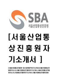 [서울산업통상진흥원-최신공채합격자기소개서]서울산업통상진흥원자소서,서울산업통상진흥원자기소개서,서울산업통상진흥원자소서,산업통상진흥원자기소개서,서울산업통상진흥원,SBA